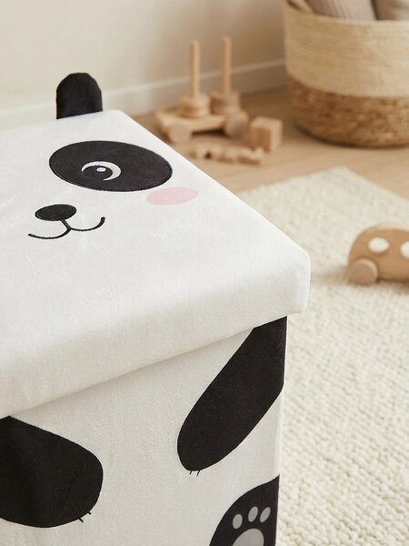 Sinsay - Panda alakú tárolós puff - fehér