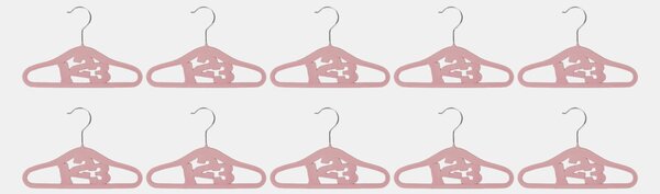 Sinsay - Gyerek vállfák 123 számokkal 10 pack - pasztellpink