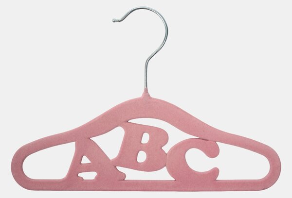 Sinsay - Gyerek vállfák ABC felirattal 10 pack - pasztellpink