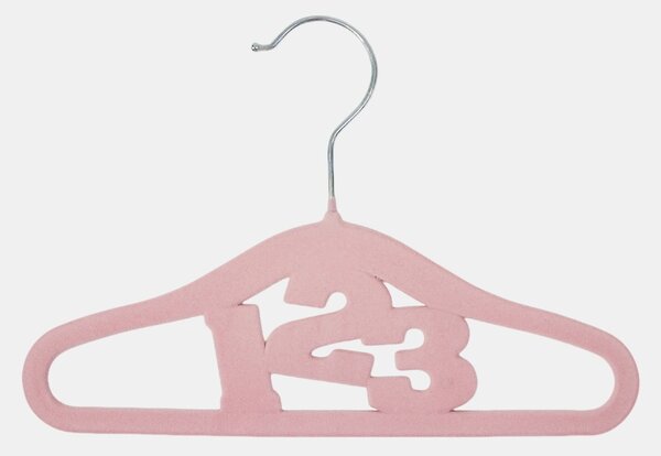 Sinsay - Gyerek vállfák 123 számokkal 10 pack - pasztellpink