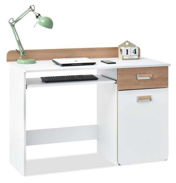 PC asztal Congresual C10 (fehér)