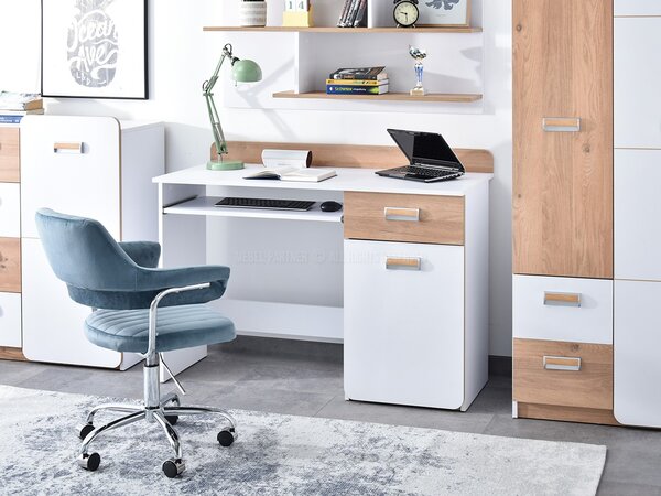 PC asztal Congresual C10 (fehér)