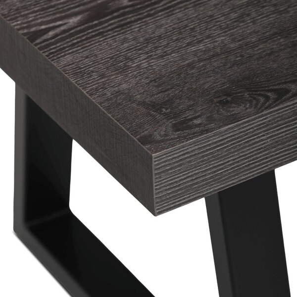 Dohányzóasztal 120 × 60 × 50 cm, melamin, szürke tölgy CT-R5212 GREY