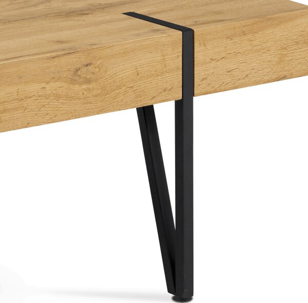 Dohányzóasztal 110 × 60 × 42 cm, MDF, vadtölgy AHG-233 OAK
