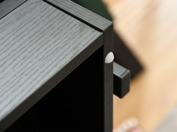 Dohányzóasztal Espana (fekete fa + fekete). Akció -14%
