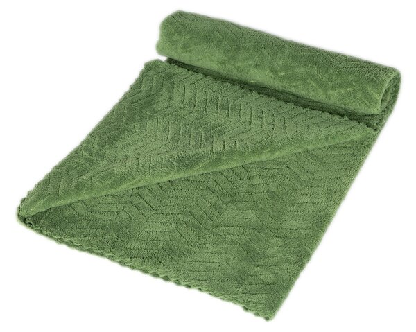 Sinsay - Törölközőszett dombornyomott mintával 2 pack - zöld