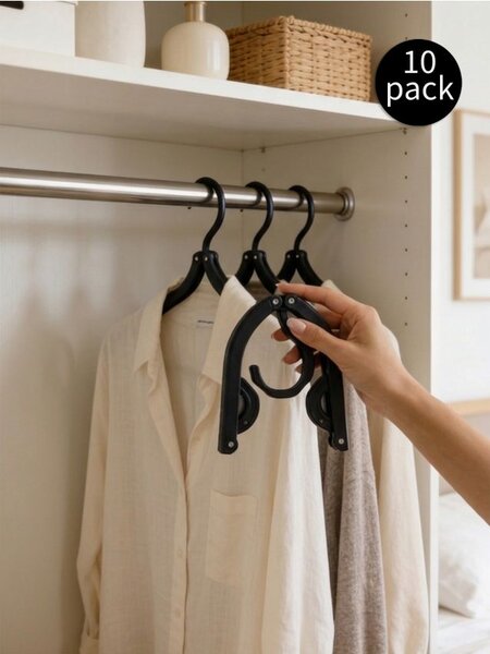 Sinsay - Összecsukható ruhavállfák 10 pack - fekete
