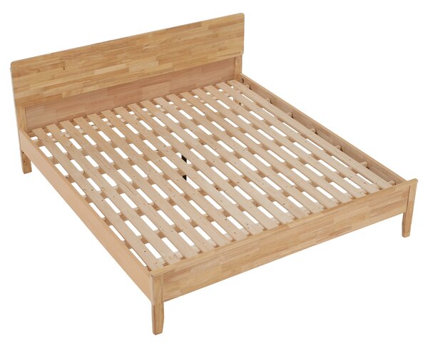Franciaágy 160 cm Novedades (természetes) (ágyráccsal)