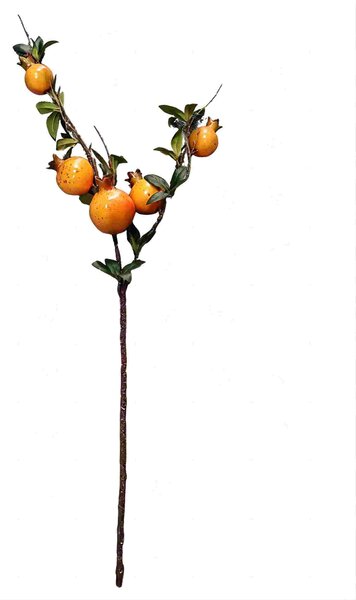 Sinsay - Dísznövény – gránátalma ág - többszínű