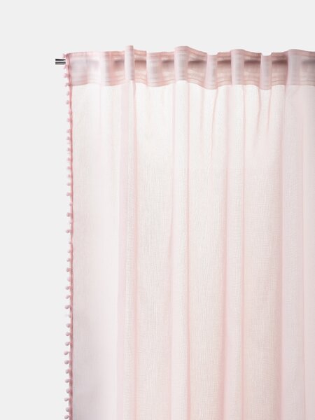 Sinsay - Sima függöny bújtatóval - pasztellpink