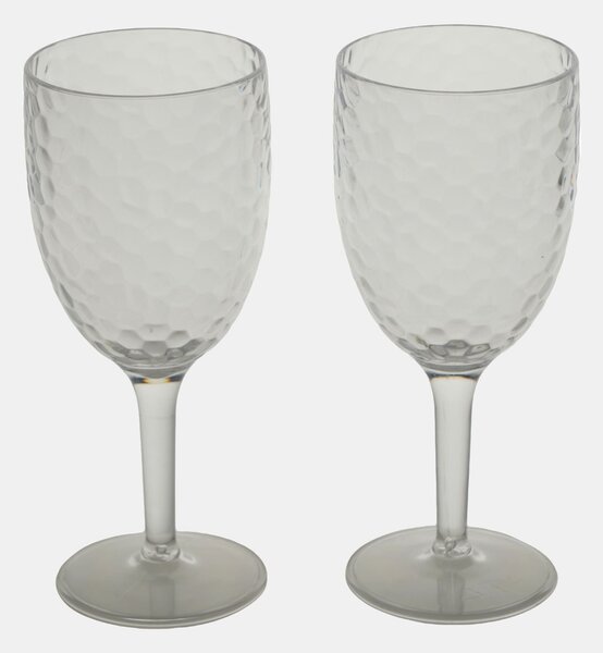 Sinsay - Dombornyomott felületű poharak 2 pack - clear