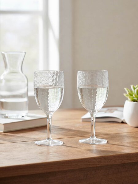 Sinsay - Dombornyomott felületű poharak 2 pack - clear