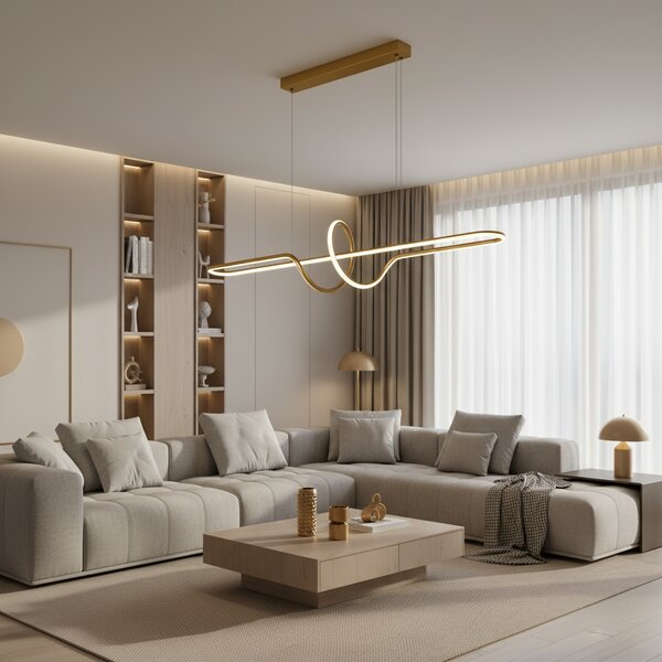 LED Lámpa LHJ038-CP BRUSH GOLD