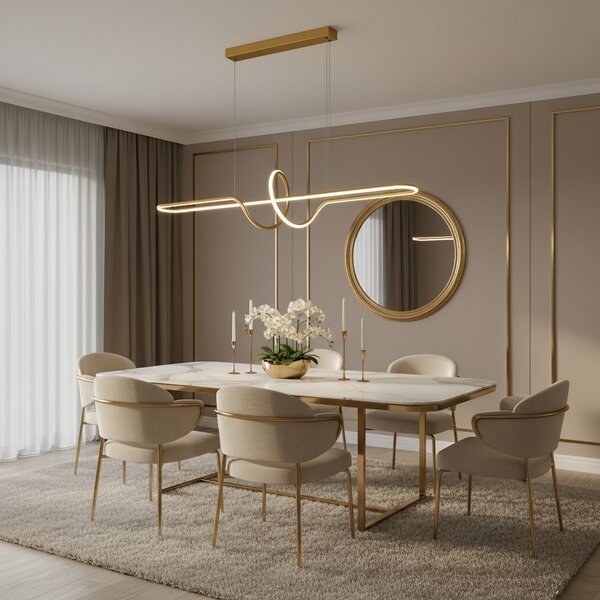 LED Lámpa LHJ038-CP BRUSH GOLD