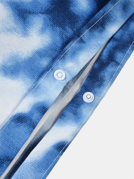 Sinsay - Ágyneműhuzat szett tie-dye hatással - kék
