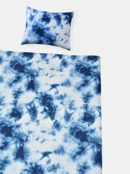 Sinsay - Ágyneműhuzat szett tie-dye hatással - kék