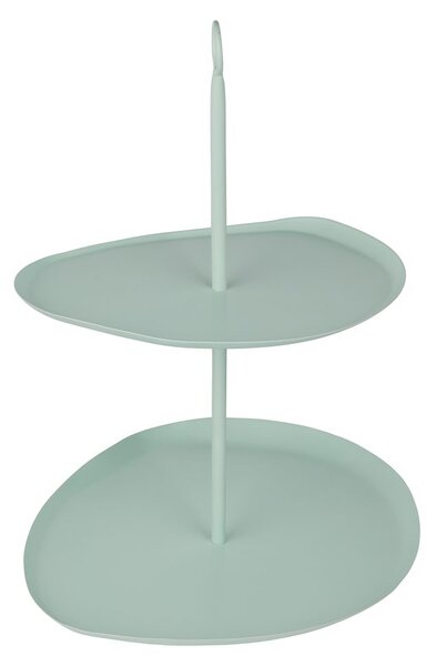 SIDELINE emeletes tálaló 2 részes 25cm , menta