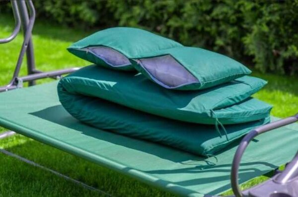 Funfit Garden Deluxe dönthető kerti Hintaágy - zöld