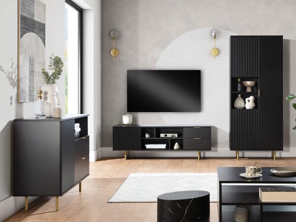 NUBIA NB-01 komód - fekete