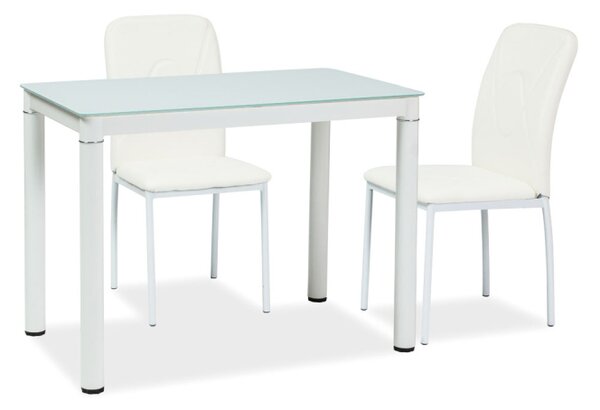 Étkezőasztal Gabriel (fehér + fehér) (4 fő részére). 1050178