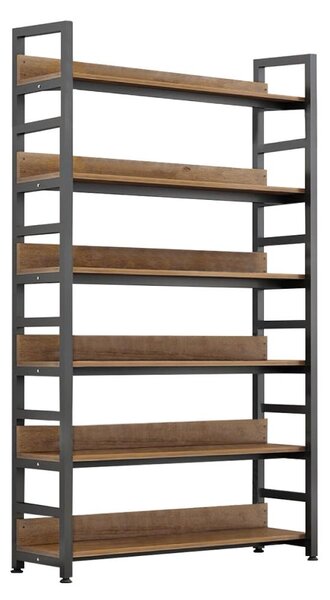 Regál Jandes 2 (sötét tölgy + fekete)