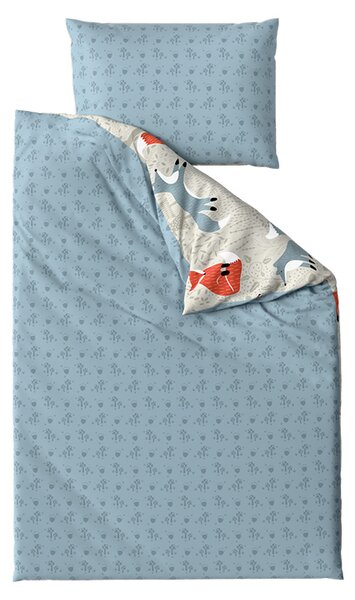 Pamut ágynemű Renforcé FOXIVA szürke Ágyneműhuzat mérete: 70 x 90 cm | 140 x 200 cm