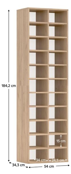 Cipőtároló Iglos (artisan tölgy)