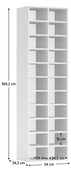 Cipőtároló Iglos (fehér)