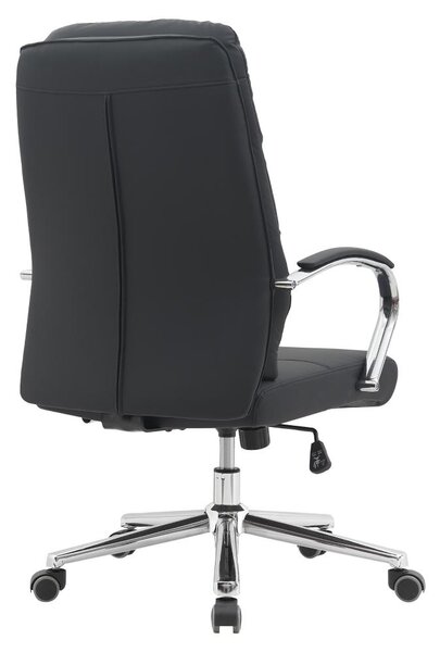 Irodai fotel Adonyx (fekete + króm)