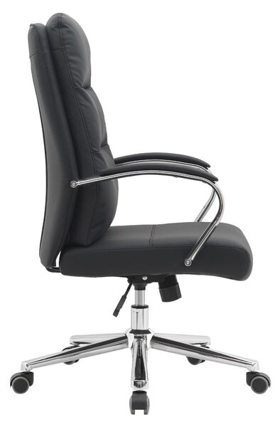Irodai fotel Adonyx (fekete + króm)