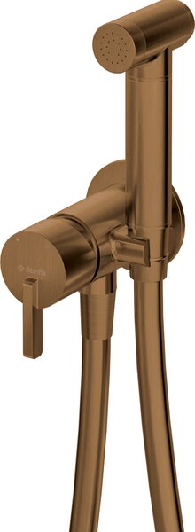 Deante Silia, rejtett bidé mixer bidé spray-vel, szálcsiszolt bronz, BQS_C34M