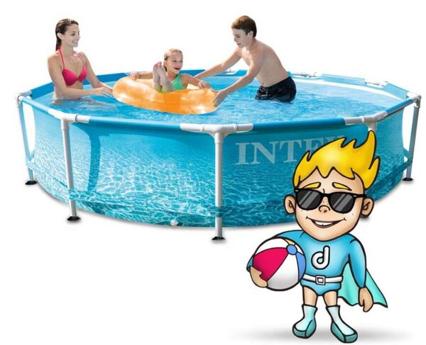 Intex 305x76cm Beachside Prémium fémvázas Medence (28206NP)