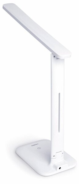 LED lámpa , asztali , érintő kapcsoló , USB , 5W , állítható fehér színhőmérséklet (CCT) , dimmelhető , fehér , Videx Oslo