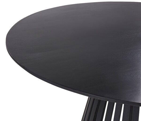 Étkezőasztal MESILLA Fekete 120 cm 120 cm Akácfa