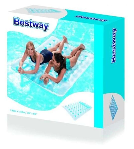 Bestway Dupla felfújható matrac kapaszkodókkal - 193x142 cm