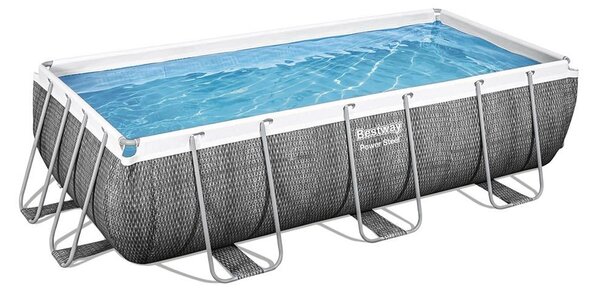 Bestway CIPRUS szögletes fémvázas medence szett 404 x 201 x 100 cm