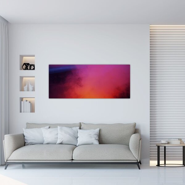 Kép - tűzhányó (120x50 cm)