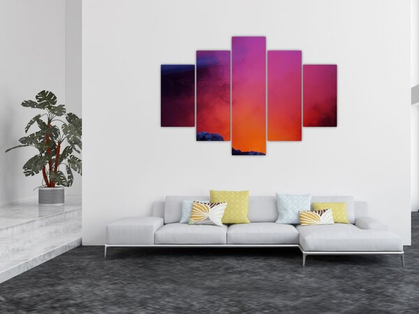 Kép - tűzhányó (150x105 cm)