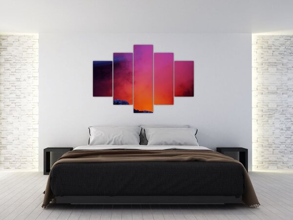 Kép - tűzhányó (150x105 cm)