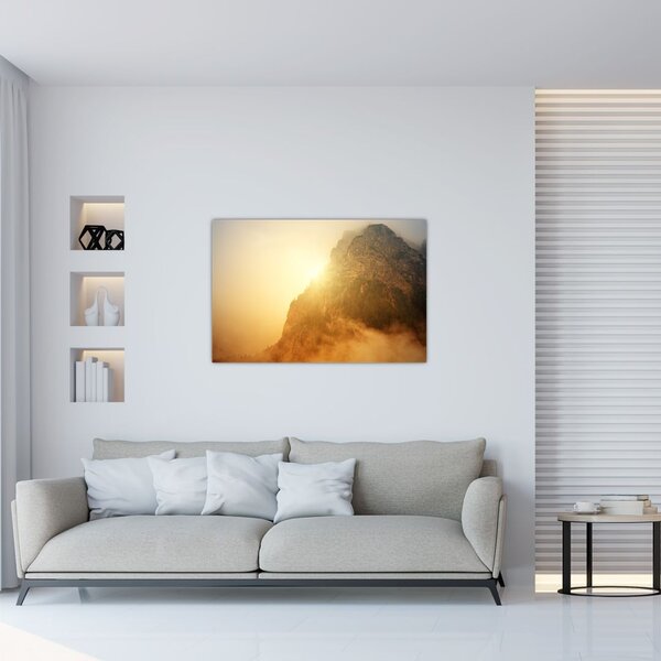 Hegy a ködben képe (90x60 cm)