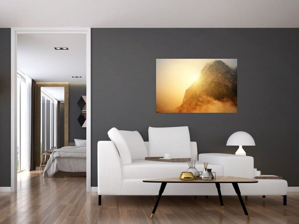 Hegy a ködben képe (90x60 cm)