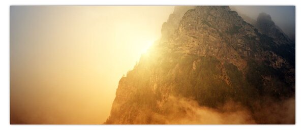 Hegy a ködben képe (120x50 cm)