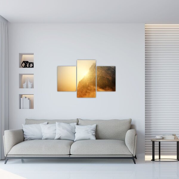 Hegy a ködben képe (90x60 cm)