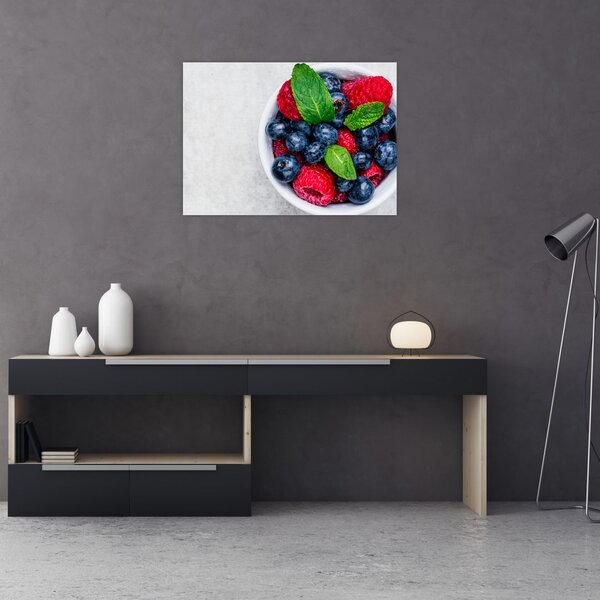 Kép - tál erdei gyümölccsel (70x50 cm)