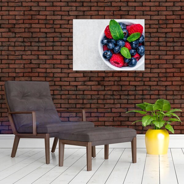 Kép - tál erdei gyümölccsel (70x50 cm)