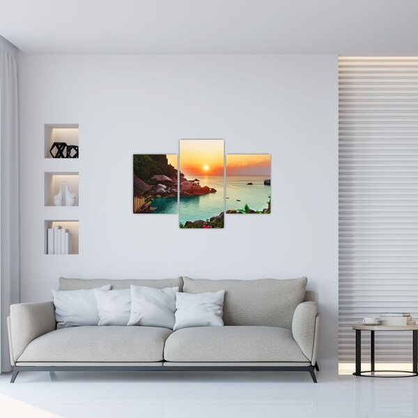 Gyönyörű strand képe (90x60 cm)