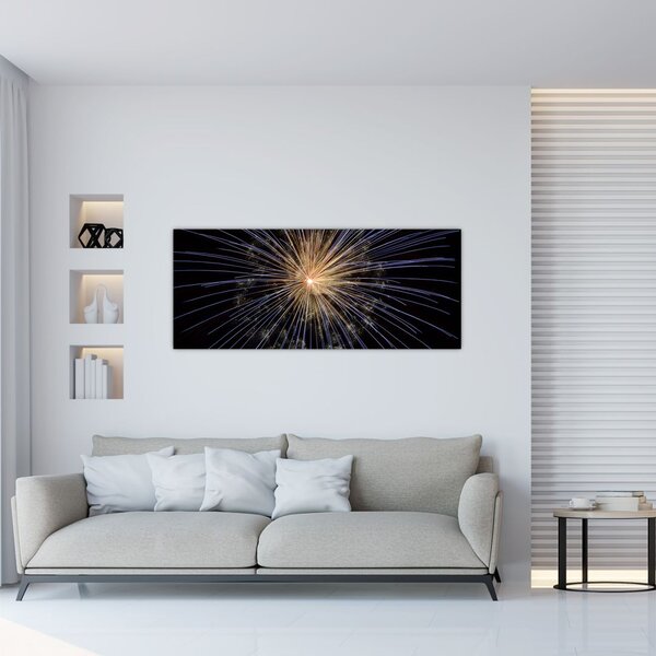 Tűzijáték képe (120x50 cm)