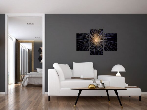 Tűzijáték képe (90x60 cm)