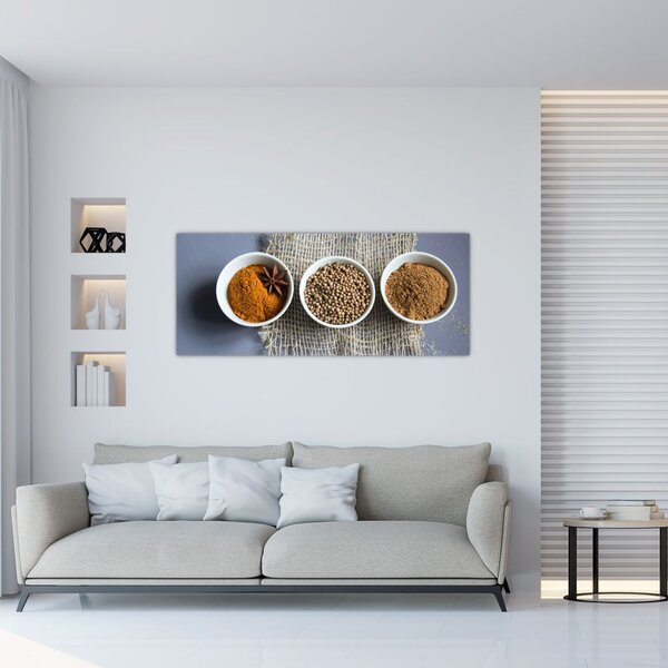 Fűszerek képe (120x50 cm)