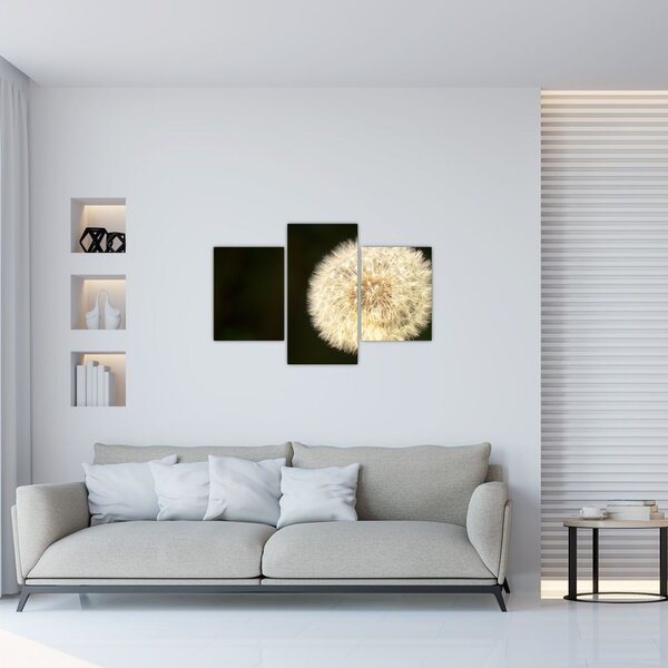 Szürke virág képe (90x60 cm)